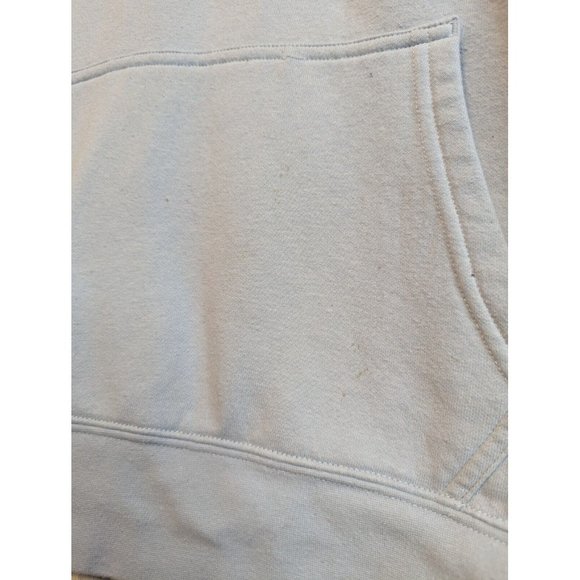 The North Face Women Xtra large Hoodie Blue Logo Drawstring Kangaroo Pocket READ - Picture 3 of 8